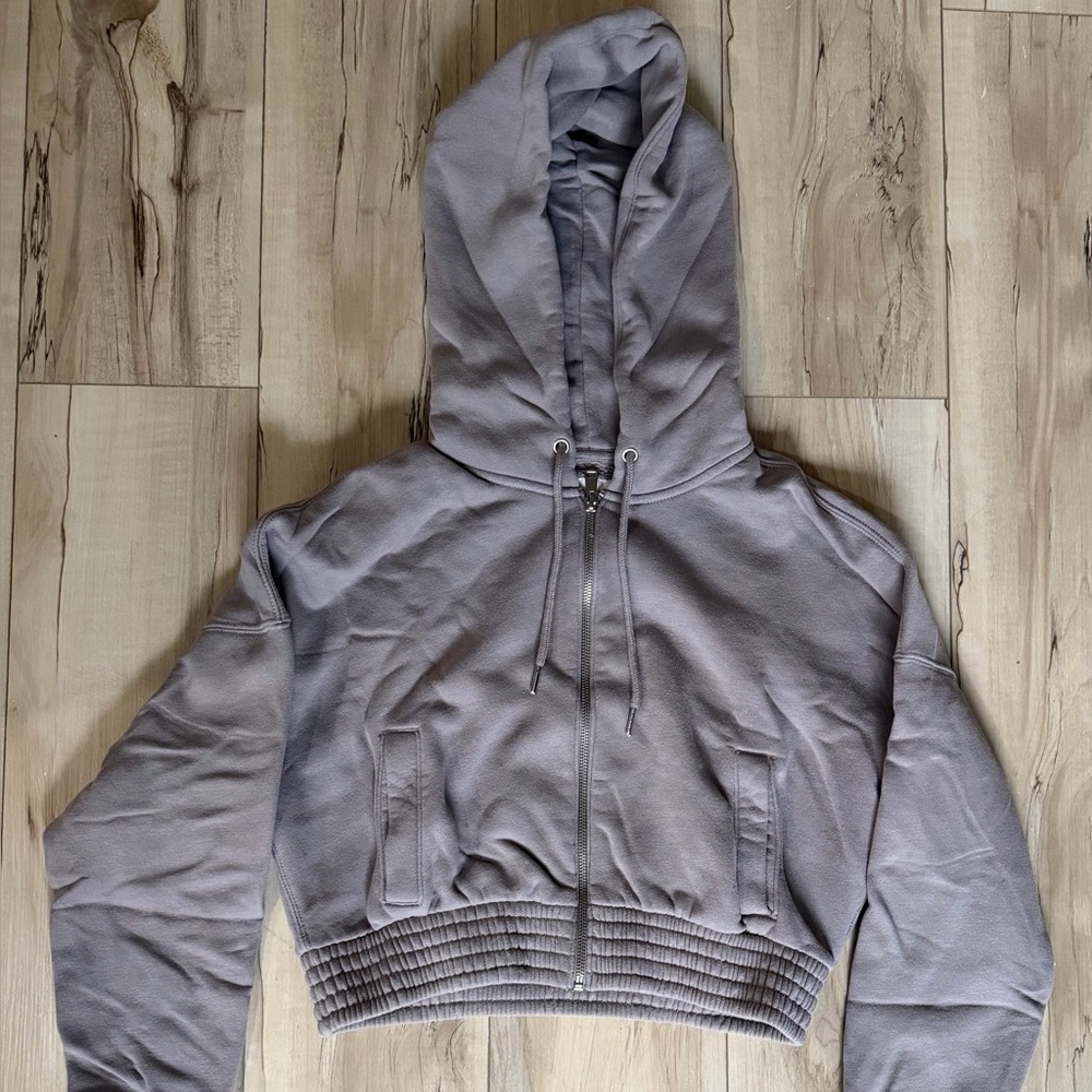Abercrombie Crop Zip Hoodie